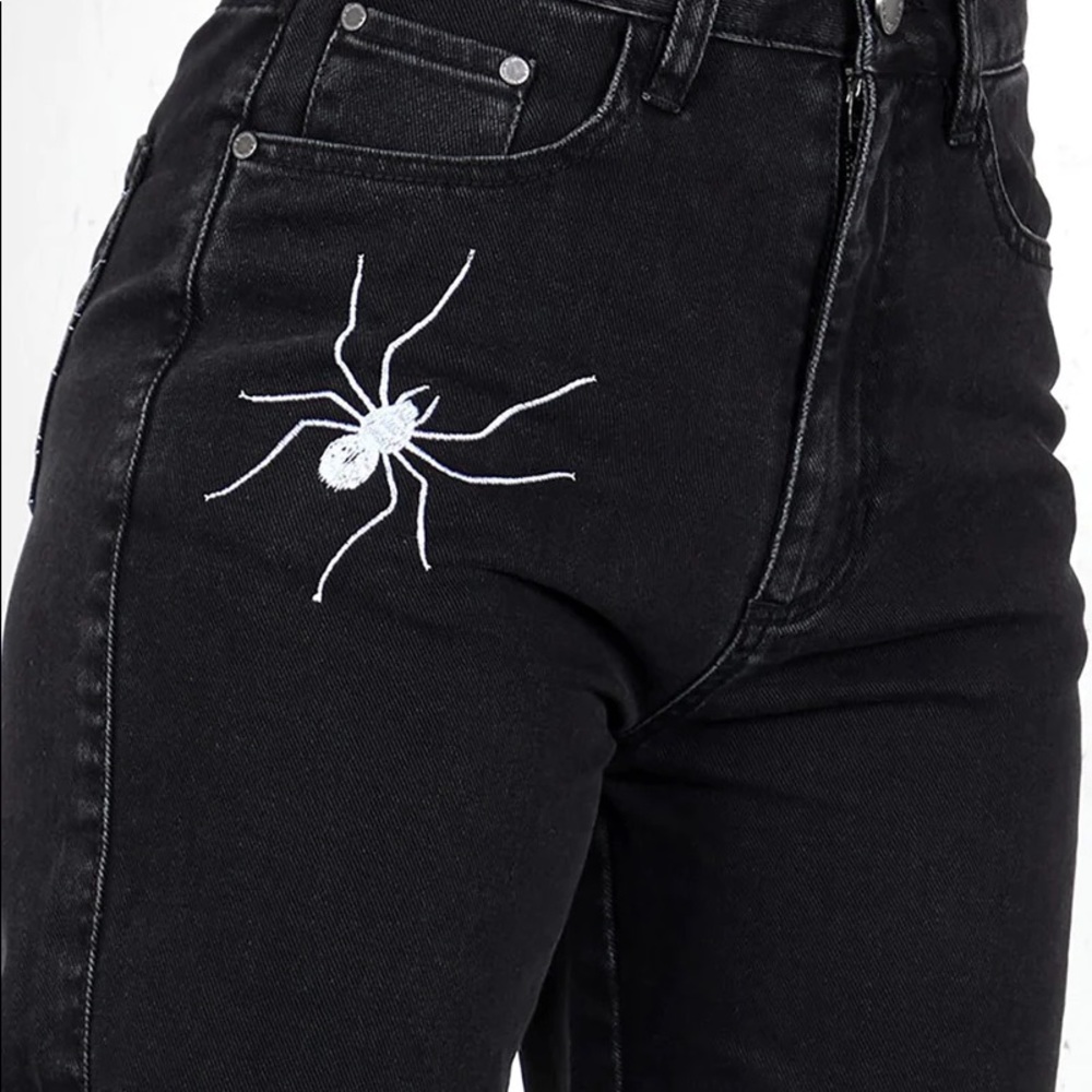 Disturbia Willow jeans 90s style goth grunge high wasted